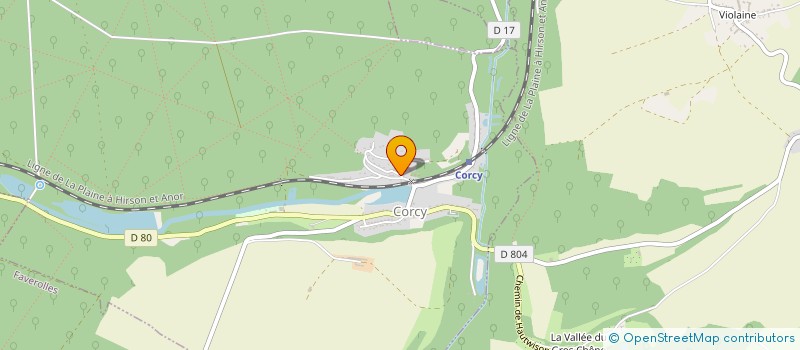 localisation de l'entreprise EPV 3D CONCEPT à CORCY