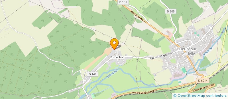 localisation de l'entreprise EPWAK à RADEPONT