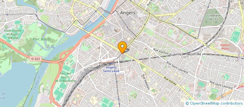 localisation de l'entreprise EPYCEA IMMO à ANGERS