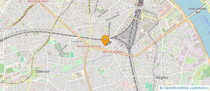 localisation de l'entreprise EPYONE  BORDEAUX