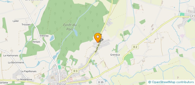 localisation de l'entreprise EQ'D  PLESSE