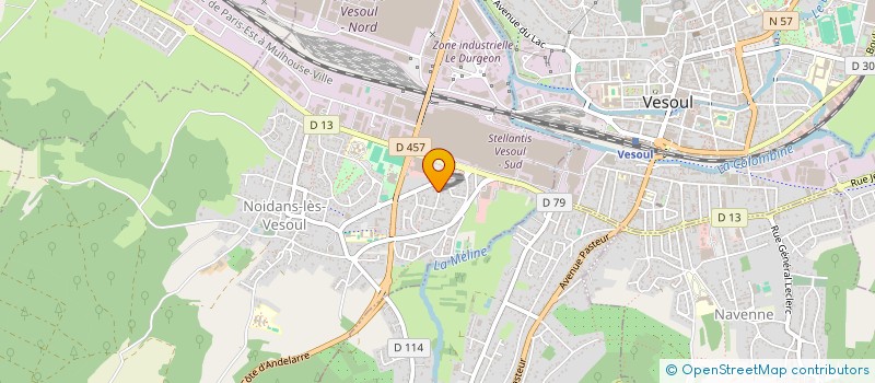 localisation de l'entreprise EQ2C  LA MALACHERE