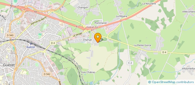 localisation de l'entreprise EQALUK à SAINTE-FEYRE