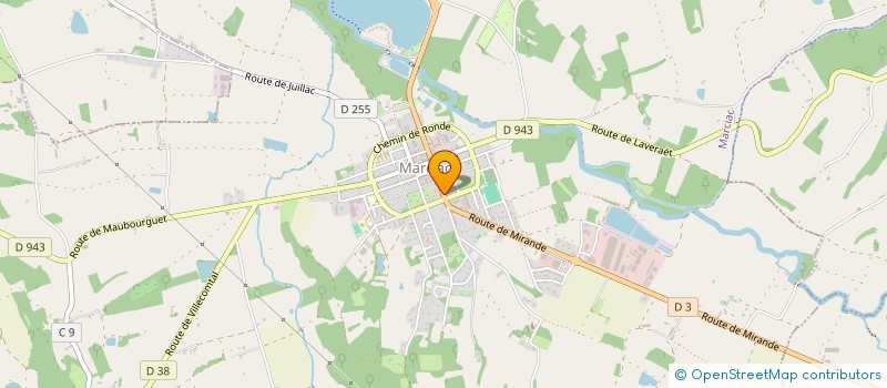 localisation de l'entreprise EQART à MARCIAC