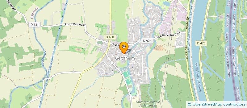 localisation de l'entreprise EQBE à BOLSENHEIM