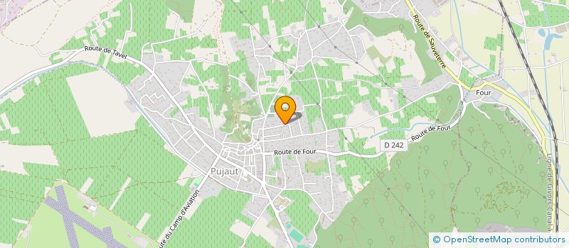 localisation de l'entreprise EQF  PUJAUT