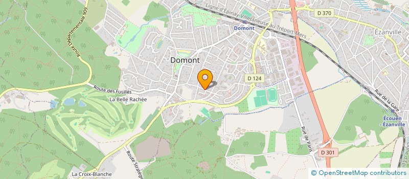 localisation de l'entreprise EQG  DOMONT