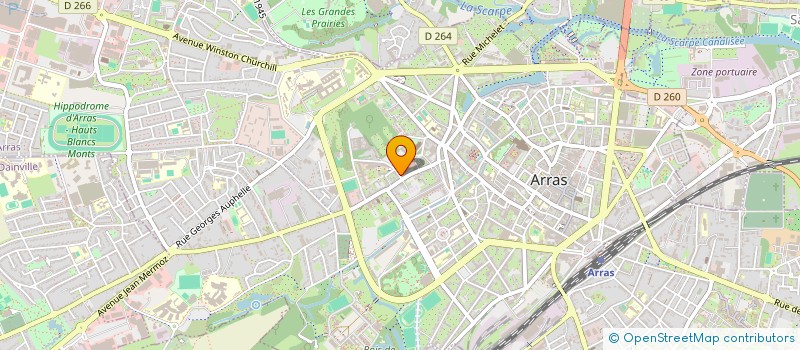 localisation de l'entreprise EQIP CONCEPT à ARRAS