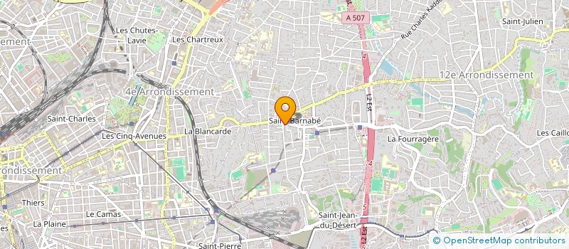 localisation de l'entreprise EQIRO à MARSEILLE