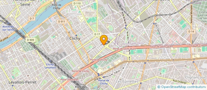 localisation de l'entreprise EQLA à CLICHY
