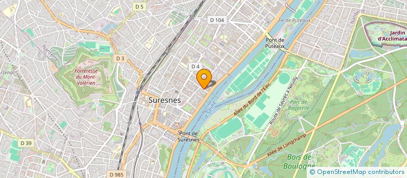 localisation de l'entreprise EQLER à SURESNES