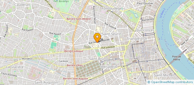 localisation de l'entreprise EQLORE HOLDING  BORDEAUX