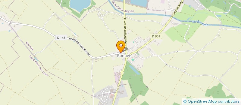 localisation de l'entreprise EQM INVEST à BONNEE