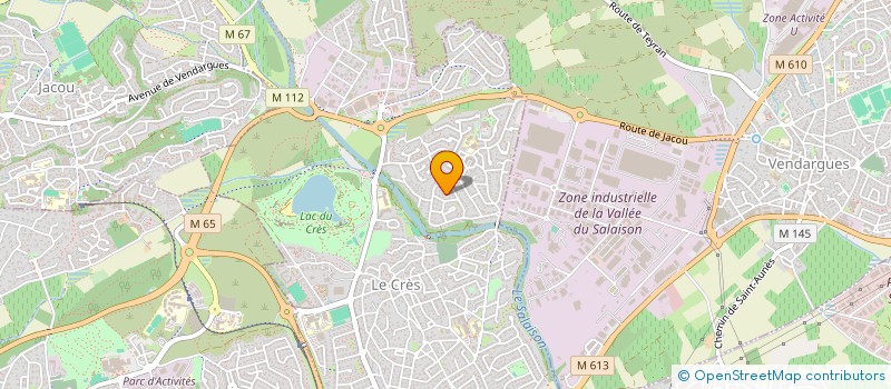 localisation de l'entreprise EQN  LE CRES