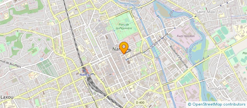 localisation de l'entreprise EQODIS à NANCY