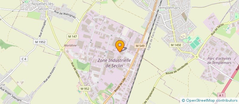 localisation de l'entreprise EQOL  SECLIN