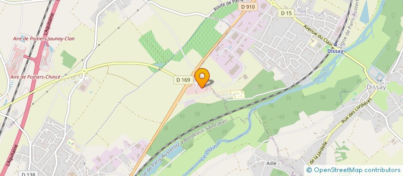 localisation de l'entreprise EQOS à CHASSENEUIL-DU-POITOU