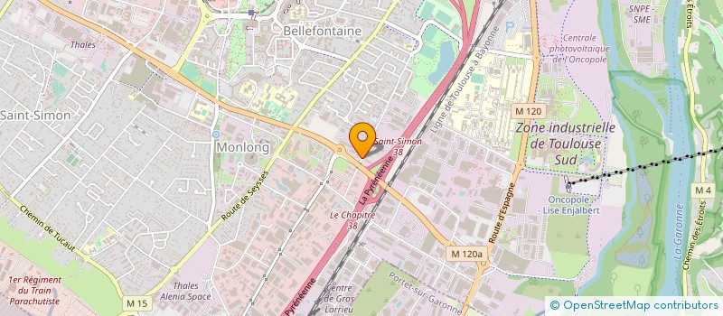 localisation de l'entreprise EQOS ENERGIE FRANCE à TOULOUSE
