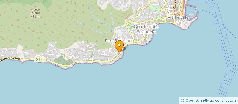 localisation de l'entreprise EQOTEC à AJACCIO