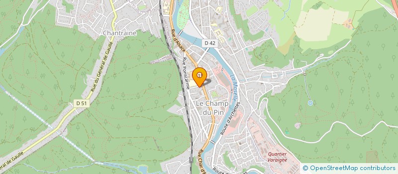 localisation de l'entreprise EQSELIA à EPINAL