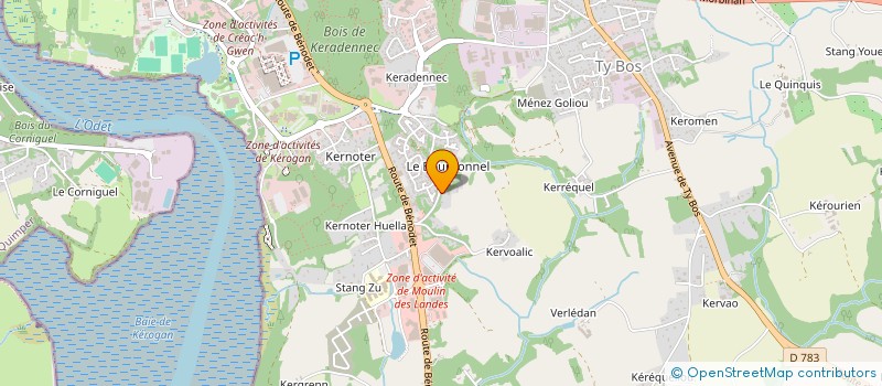 localisation de l'entreprise EQUA FINANCES à QUIMPER