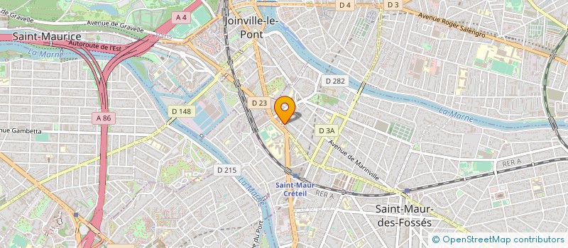 localisation de l'entreprise EQUAFINANCE.COM à SAINT-MAUR-DES-FOSSES