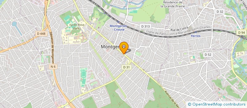 localisation de l'entreprise EQUAL à MONTGERON