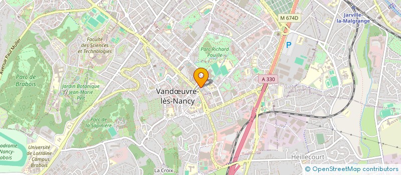 localisation de l'entreprise EQUALICOM  VANDUVRE-LES-NANCY