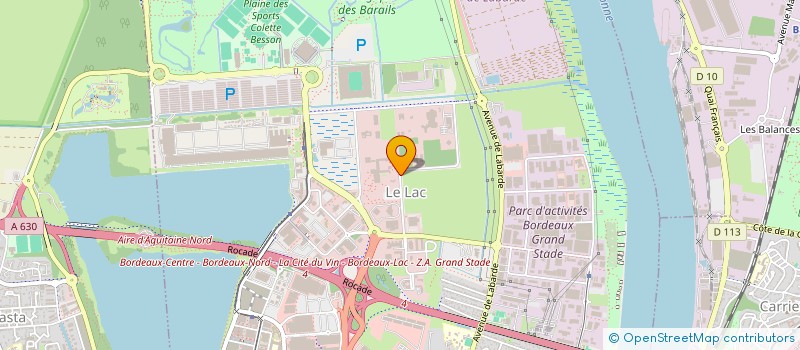 localisation de l'entreprise EQUALINE à BORDEAUX