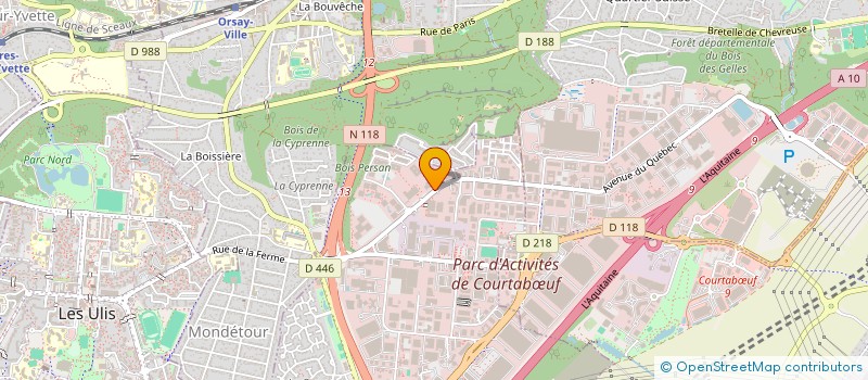 localisation de l'entreprise EQUALIZER à LES ULIS