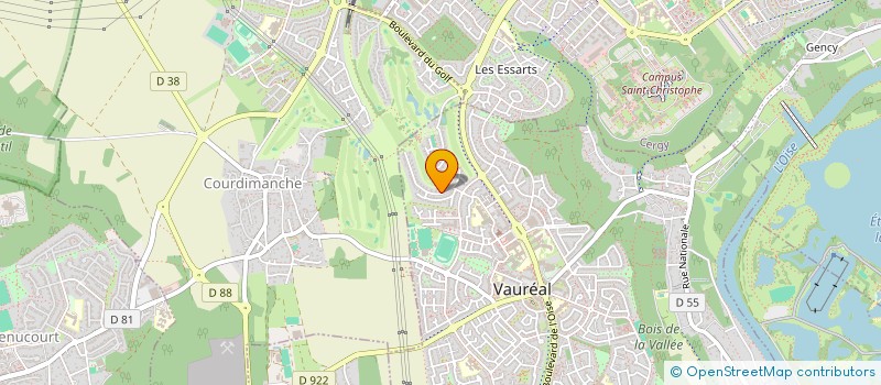 localisation de l'entreprise EQUALLYS  VAUREAL