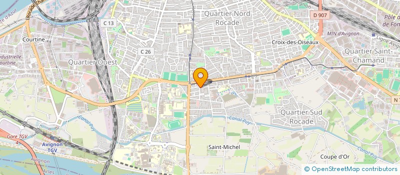 localisation de l'entreprise EQUANIME à AVIGNON
