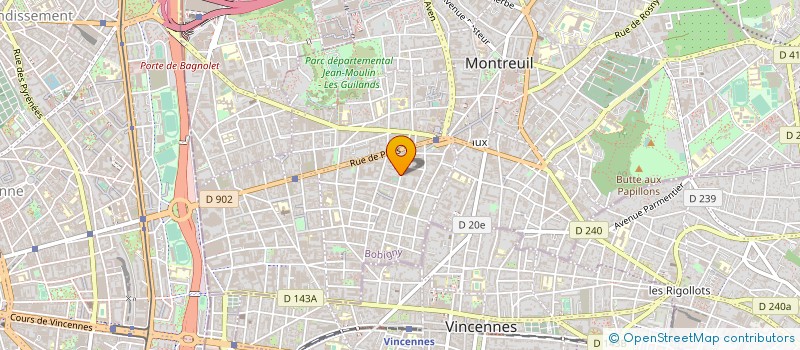 localisation de l'entreprise EQUANIME COMPAGNIE à MONTREUIL