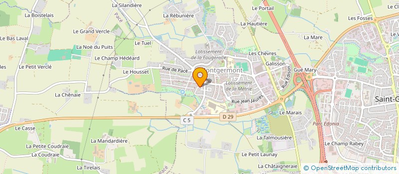 localisation de l'entreprise EQUANIMITE  MONTGERMONT