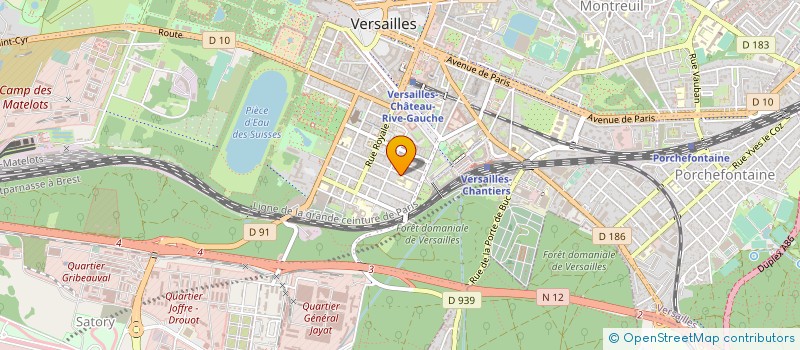 localisation de l'entreprise EQUANONE à VERSAILLES
