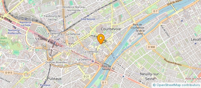 localisation de l'entreprise EQUANS EXECUTIVE MANAGEMENT à COURBEVOIE