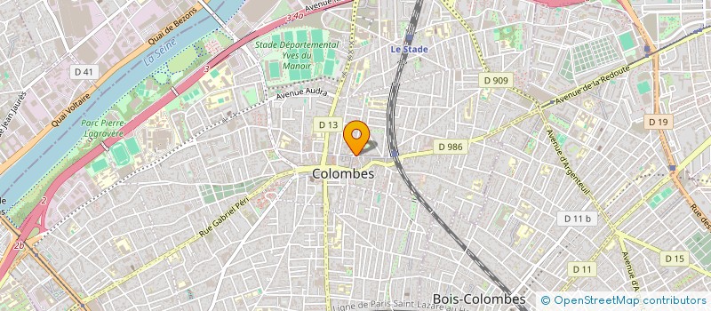 localisation de l'entreprise EQUASON à COLOMBES