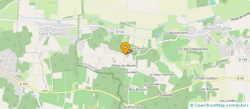 localisation de l'entreprise EQUASYST-M à LES GARENNES SUR LOIRE