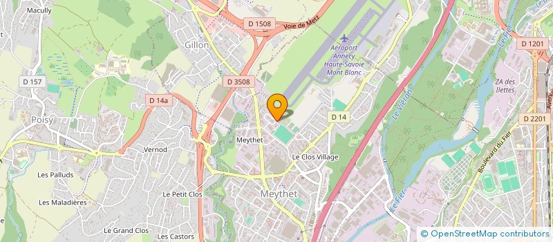 localisation de l'entreprise EQUATECH.R&D à ANNECY