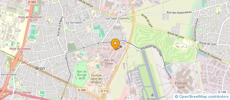 localisation de l'entreprise EQUATERRE VAL DE SAONE à BRON