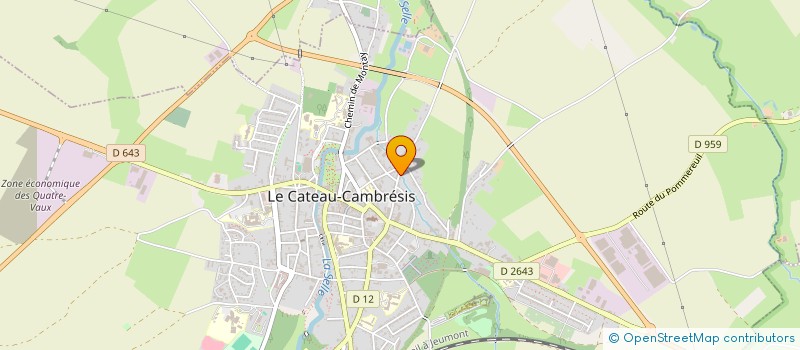 localisation de l'entreprise EQUATEST  LE CATEAU-CAMBRESIS