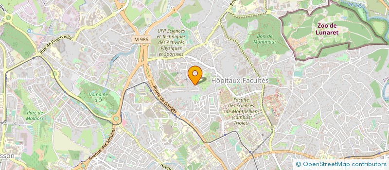 localisation de l'entreprise EQUATEUR à MONTPELLIER