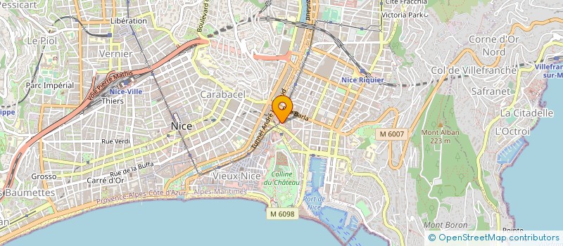 localisation de l'entreprise EQUATION 3 à NICE