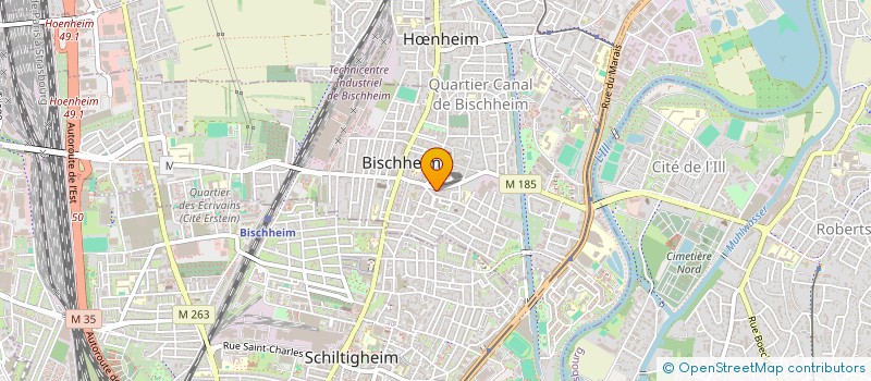 localisation de l'entreprise EQUATION  BISCHHEIM