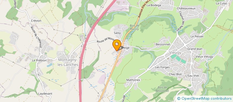 localisation de l'entreprise EQUATION à ANNECY