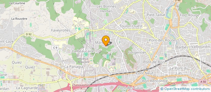 localisation de l'entreprise EQUATION  TOULON