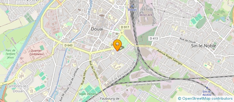 localisation de l'entreprise EQUATION BOIS  DOUAI