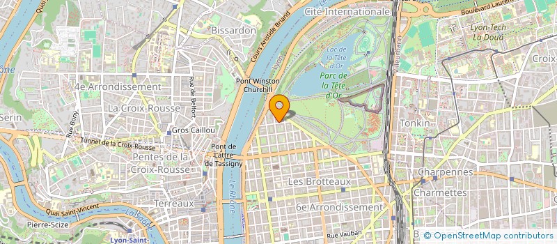 localisation de l'entreprise EQUATION RECRUTEMENT  LYON 6EME