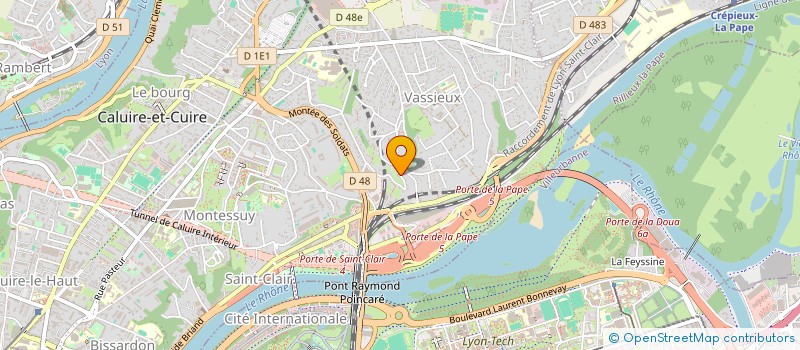 localisation de l'entreprise EQUATORIA CONSULTING  CALUIRE-ET-CUIRE