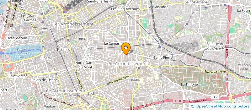 localisation de l'entreprise EQUERRE à MARSEILLE